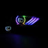 (2015+) Ford Mustang – Eyeball LED Dynamic Headlights Retrofit w/ Control Module - Exotics Carbon Design