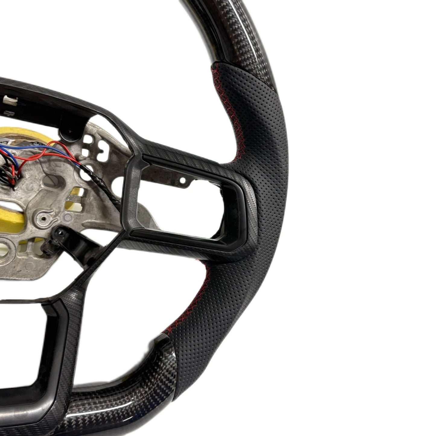 2024+ Ford Mustang S650 - Carbon Fiber Steering Wheel - Exotics Carbon Design
