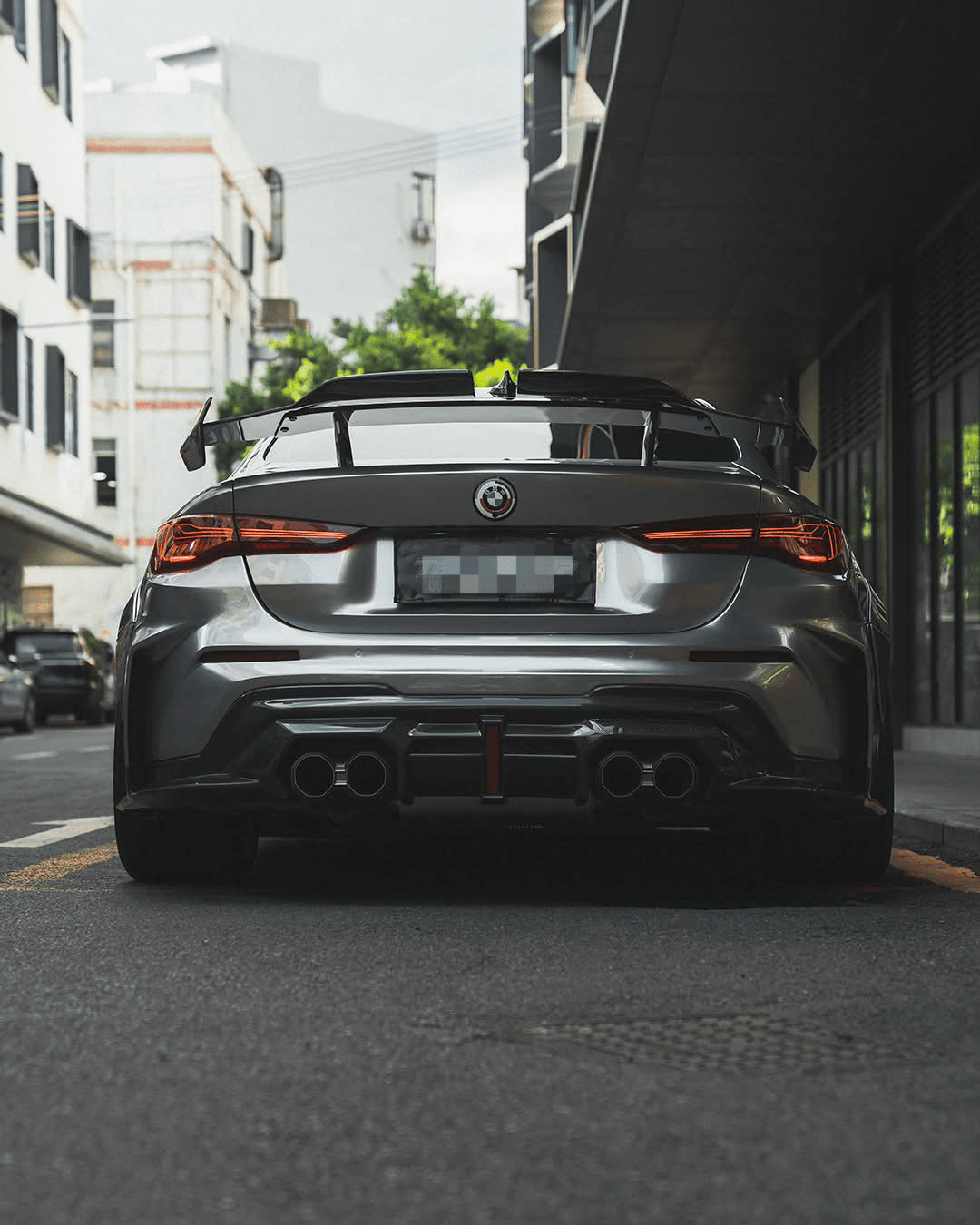 BMW G80 M3 / G82 M4 - Carbon Fiber Rear Wing - Exotics Carbon Design