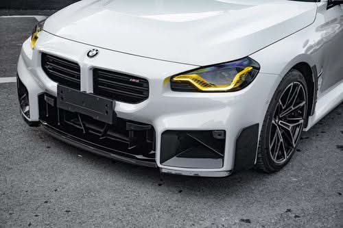 BMW M2 G87 – MP Style 3 - Piece Carbon Fiber Front Splitter Lip - Exotics Carbon Design