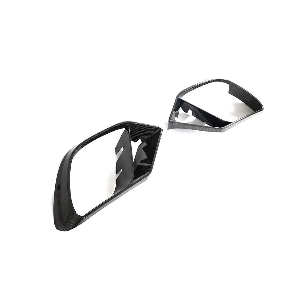 BRS Style Carbon Fiber Fog Lamp Covers – Mercedes - Benz X290 GT43 / GT50 / GT53 / GT63 AMG - Exotics Carbon Design