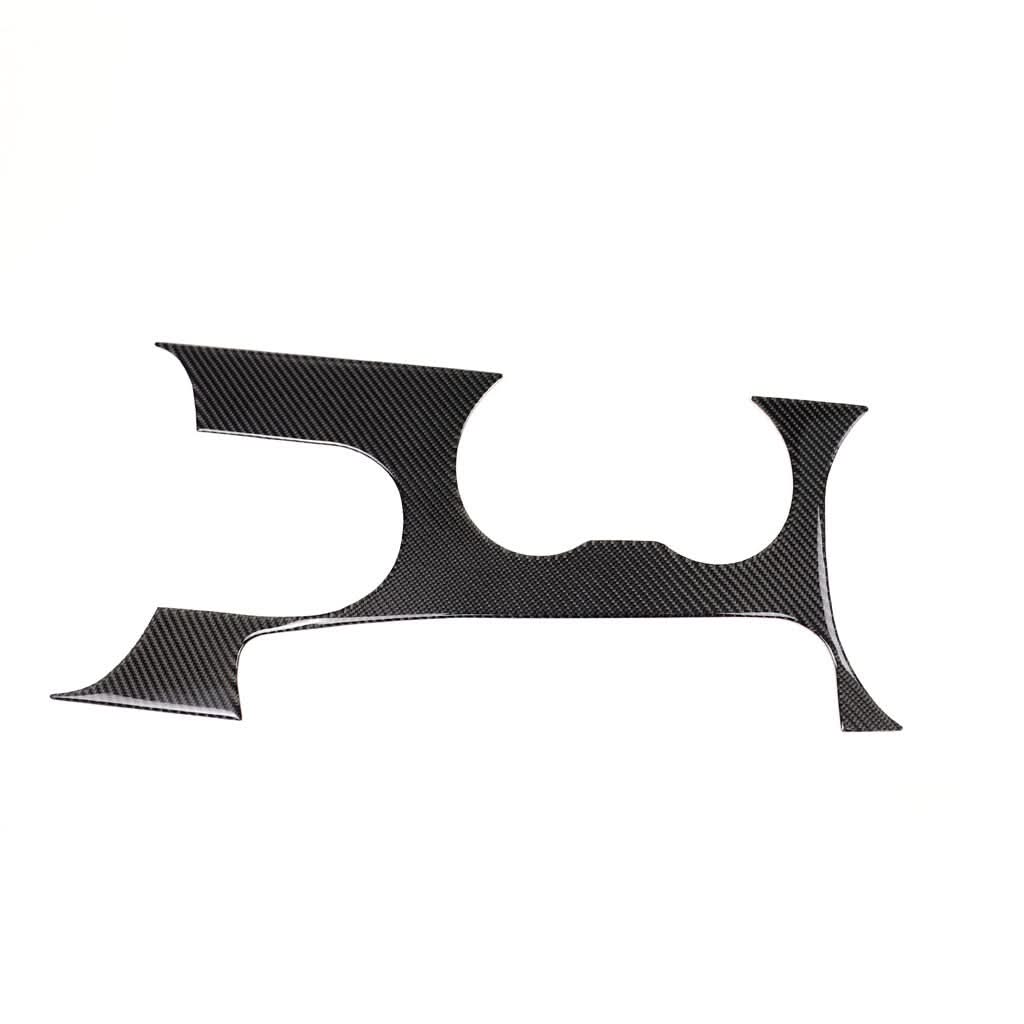 Carbon Fiber Center Console Sticker Overlay - Ford Mustang EcoBoost / Dark Horse (2024–2025) - Exotics Carbon Design