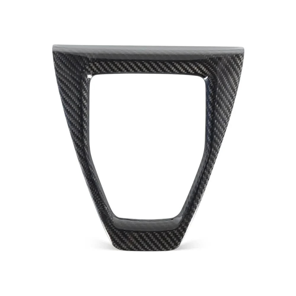Carbon Fiber Gear Shift Panel Cover Trim - Ford Mustang (2024+) - Exotics Carbon Design