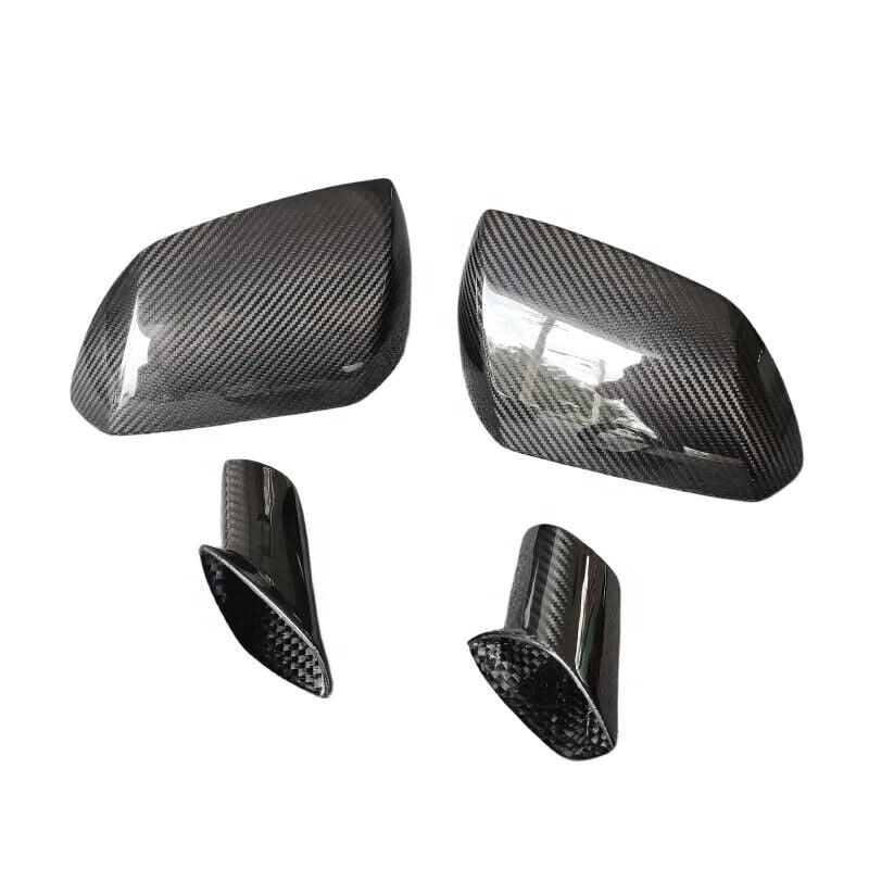 Carbon Fiber Mirror Caps - Lamborghini Huracán LP610 / LP580 / EVO - Exotics Carbon Design