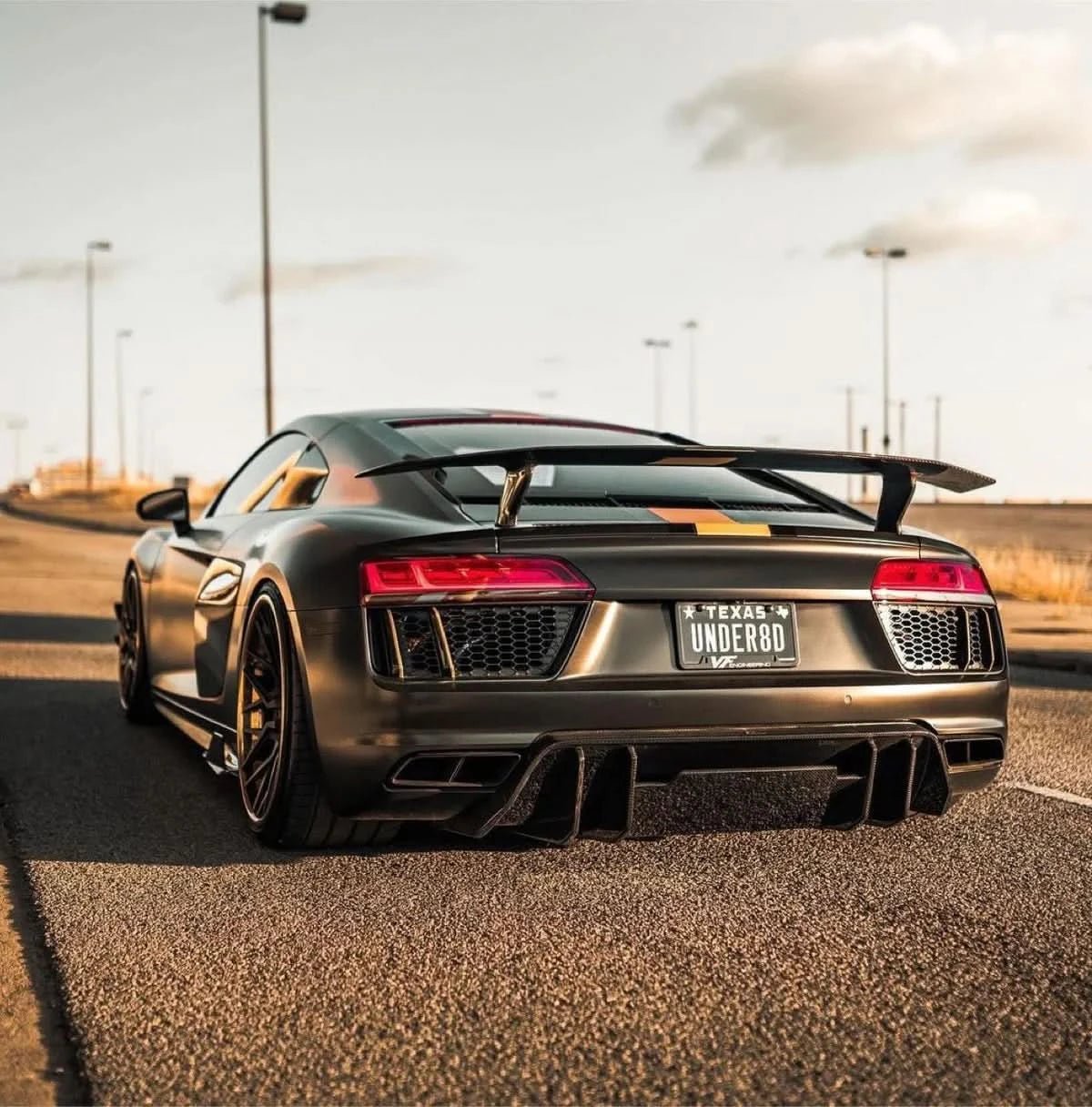 Carbon Fiber Rear Diffuser – Audi R8 V10 Gen 2 (2016 - 2019) - Exotics Carbon Design