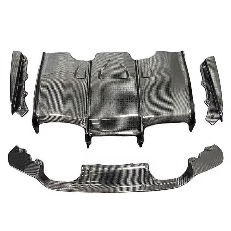 Carbon Fiber Rear Diffuser - BMW M3/M4 (F80/F82/F83) 2015 - 2020 - Exotics Carbon Design
