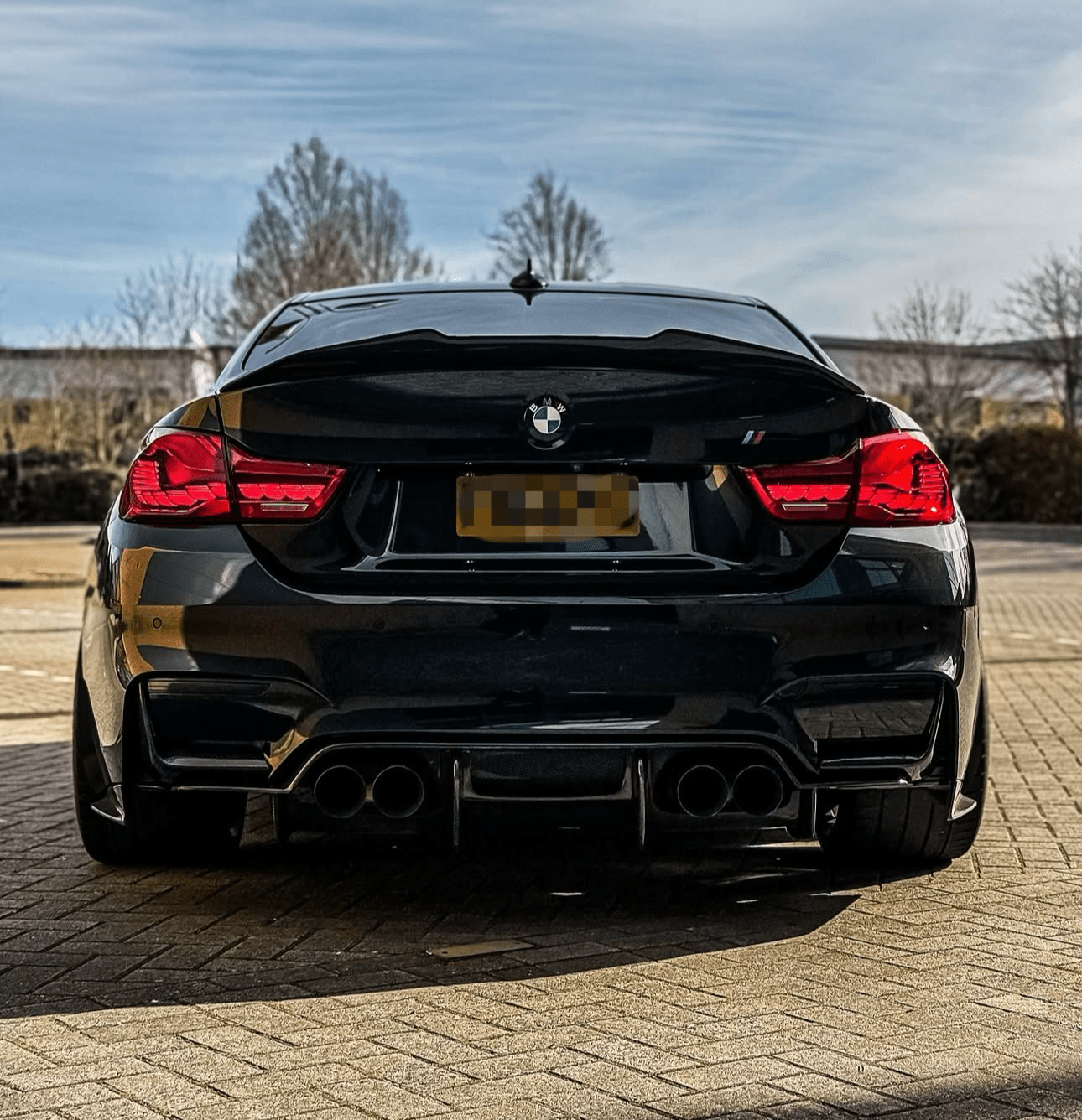 Carbon Fiber Rear Diffuser - BMW M3/M4 (F80/F82/F83) 2015 - 2020 - Exotics Carbon Design