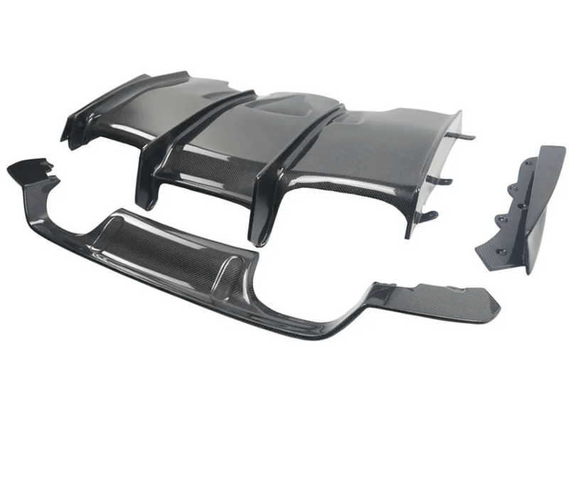 Carbon Fiber Rear Diffuser - BMW M3/M4 (F80/F82/F83) 2015 - 2020 - Exotics Carbon Design
