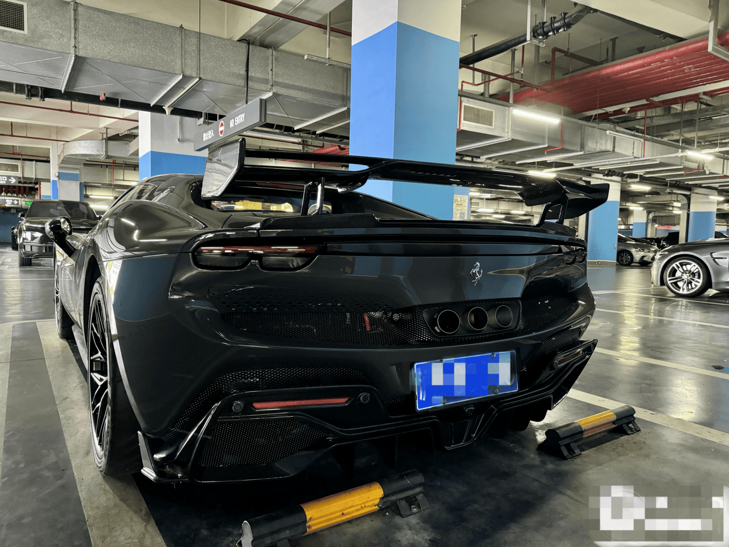 Carbon Fiber Rear Spoiler – Ferrari 296 GTB - Exotics Carbon Design