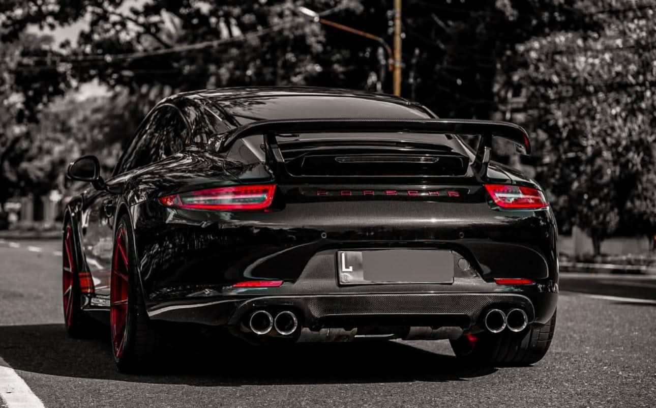 Carbon Fiber Rear Spoiler – Porsche 911 991.1 (2012–2018) - Exotics Carbon Design