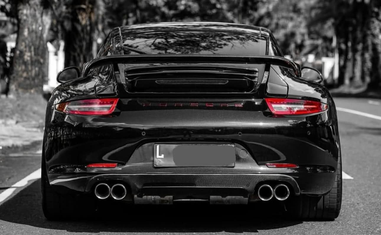 Carbon Fiber Rear Spoiler – Porsche 911 991.1 (2012–2018) - Exotics Carbon Design