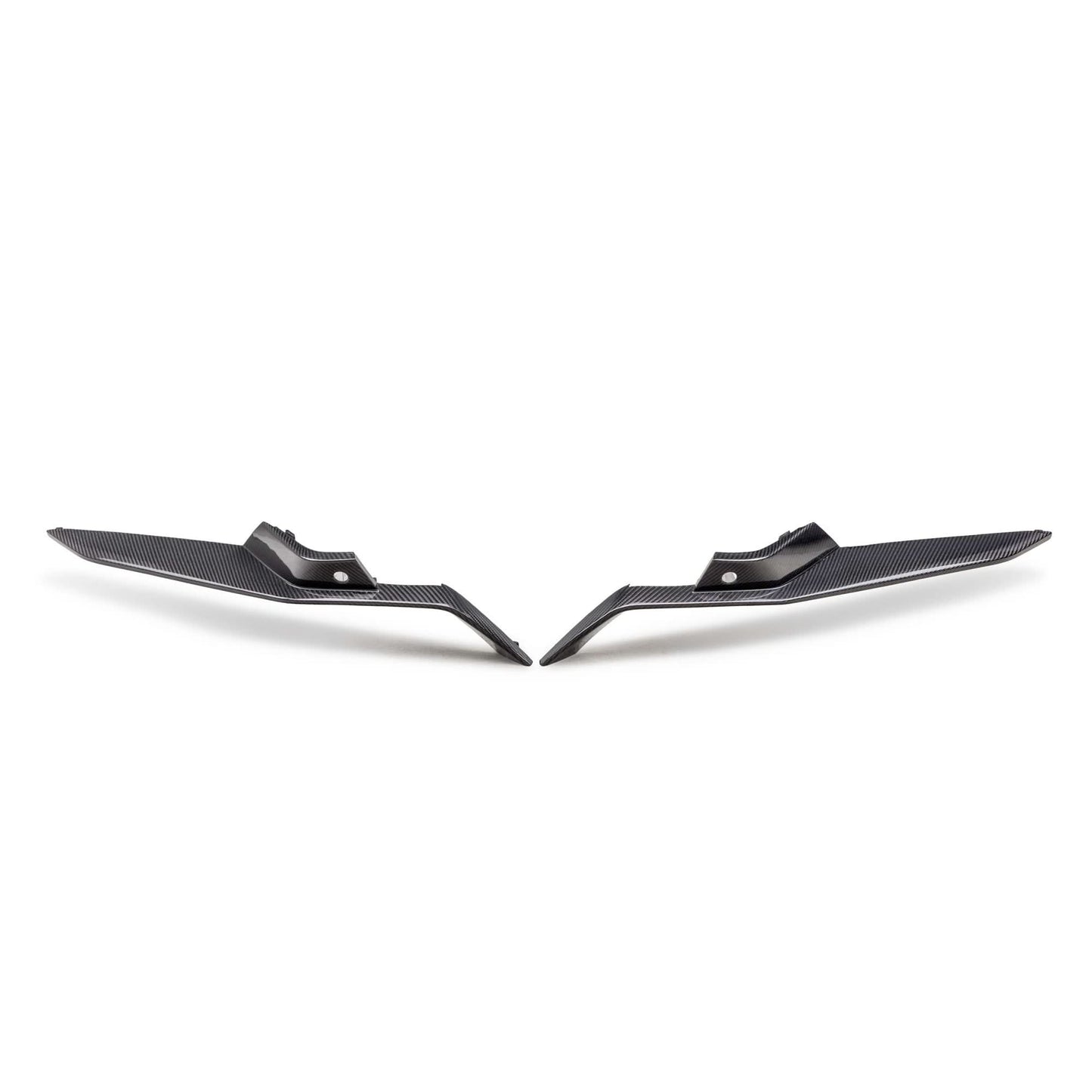 Carbon Fiber Upper Grille Deflector Trims - Chevrolet Corvette C8 Z06 - Exotics Carbon Design