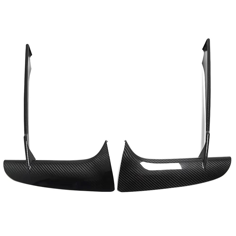 Chevrolet Corvette C8 – Carbon Fiber Front Bumper Fog Light Lamp Cover Trim - Exotics Carbon Design