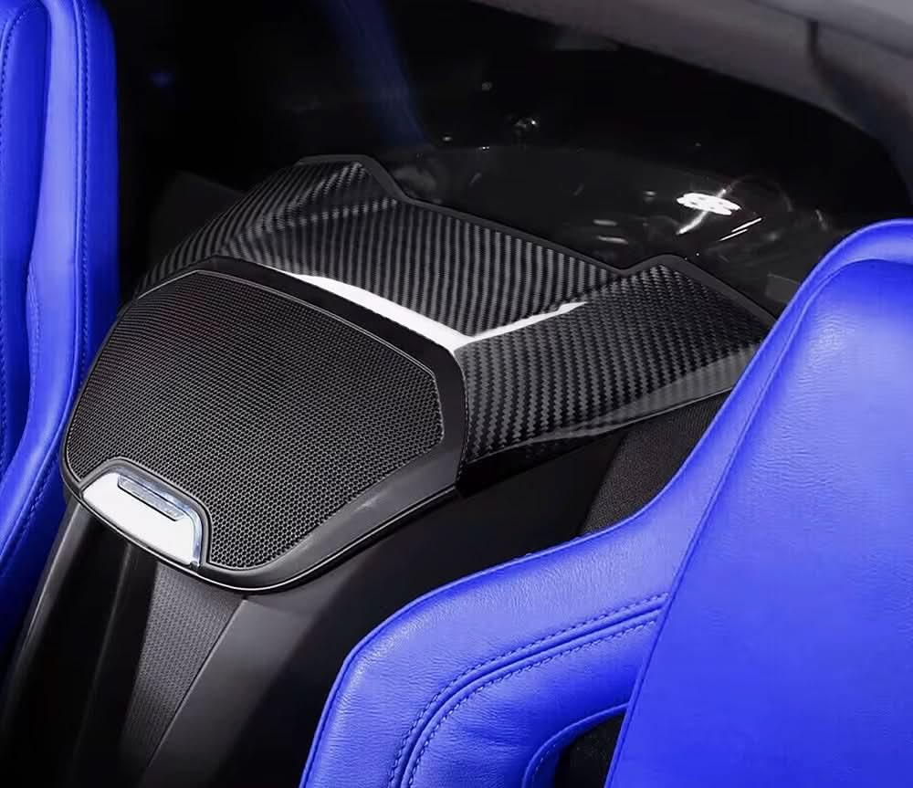 Chevrolet Corvette C8 – Carbon Fiber Upper Speaker Cover Trim - Exotics Carbon Design