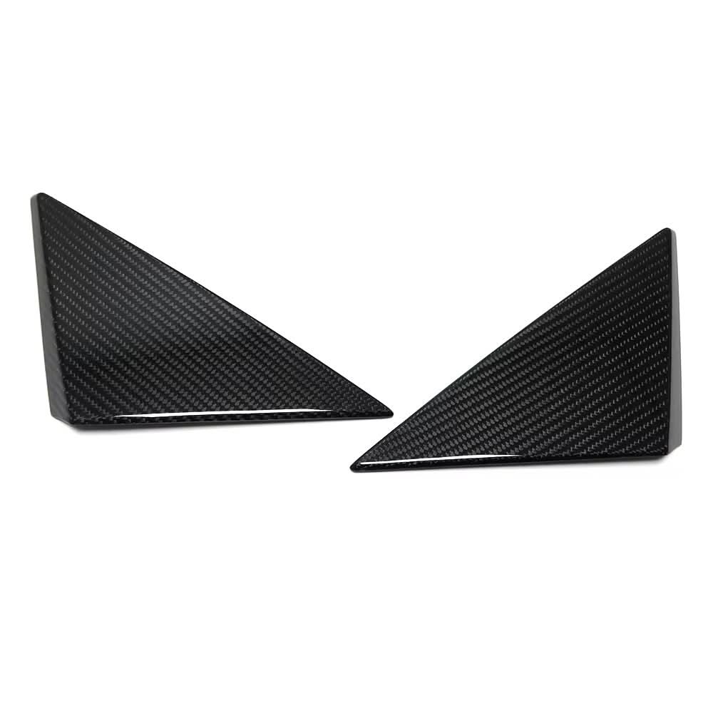 Chevrolet Corvette C8 – Carbon Fiber Window Side Triangle Panel Sticker - Exotics Carbon Design