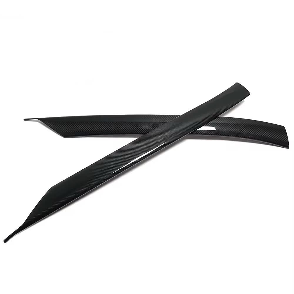 Chevrolet Corvette C8 Convertible – Carbon Fiber Front Side Windshield Pillar Trim Covers - Exotics Carbon Design