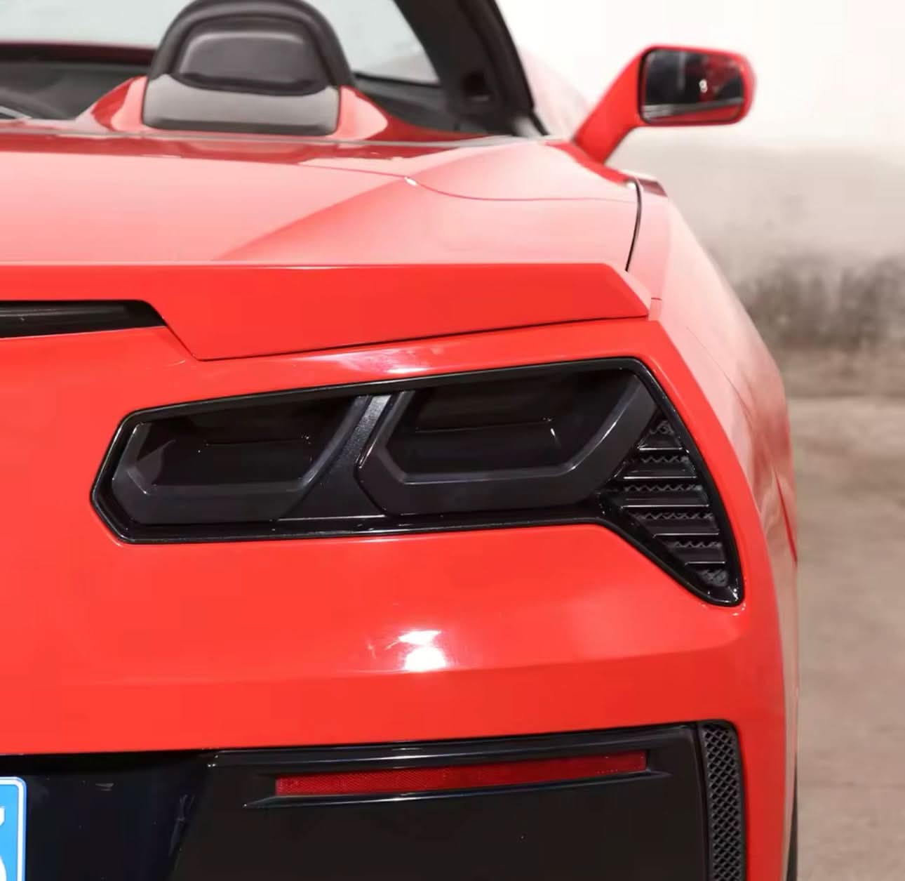 Corvette C7 (2014–2019) - Tail Light Blackout Covers - Exotics Carbon Design