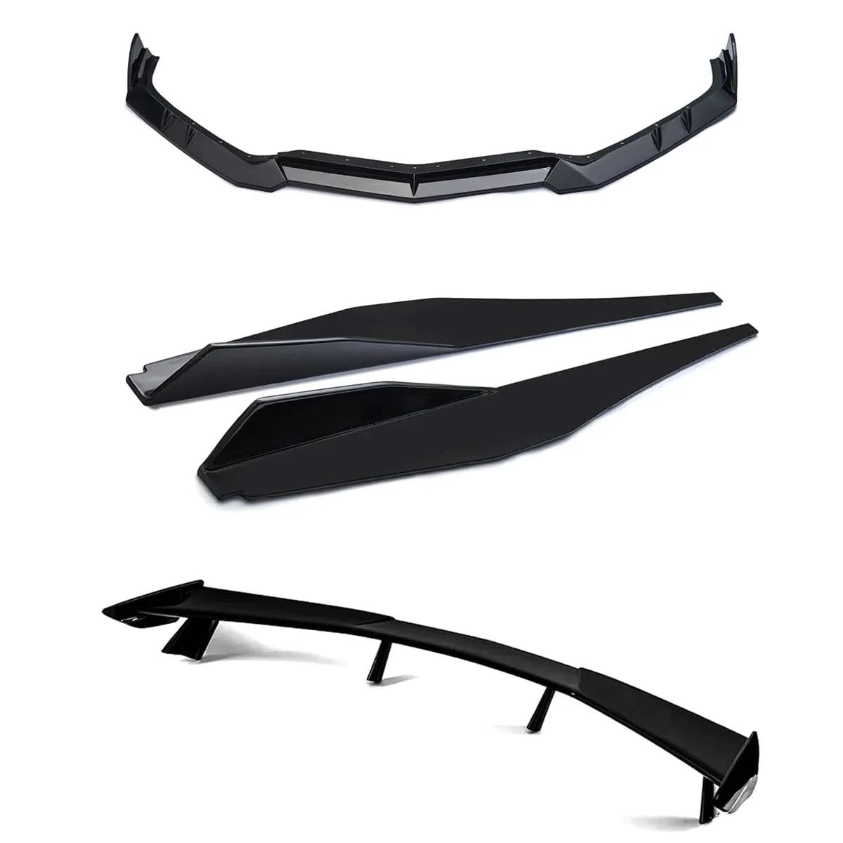 Corvette C8 (2020 - 2024) - Exotic Design Gloss Black Aero Kit - Exotics Carbon Design