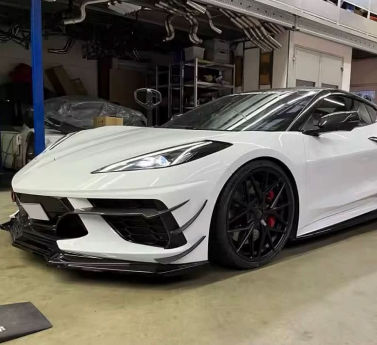 Corvette C8 Front Canard Wings – Track - Inspired Aero Detail for 2020–2024 - Exotics Carbon Design