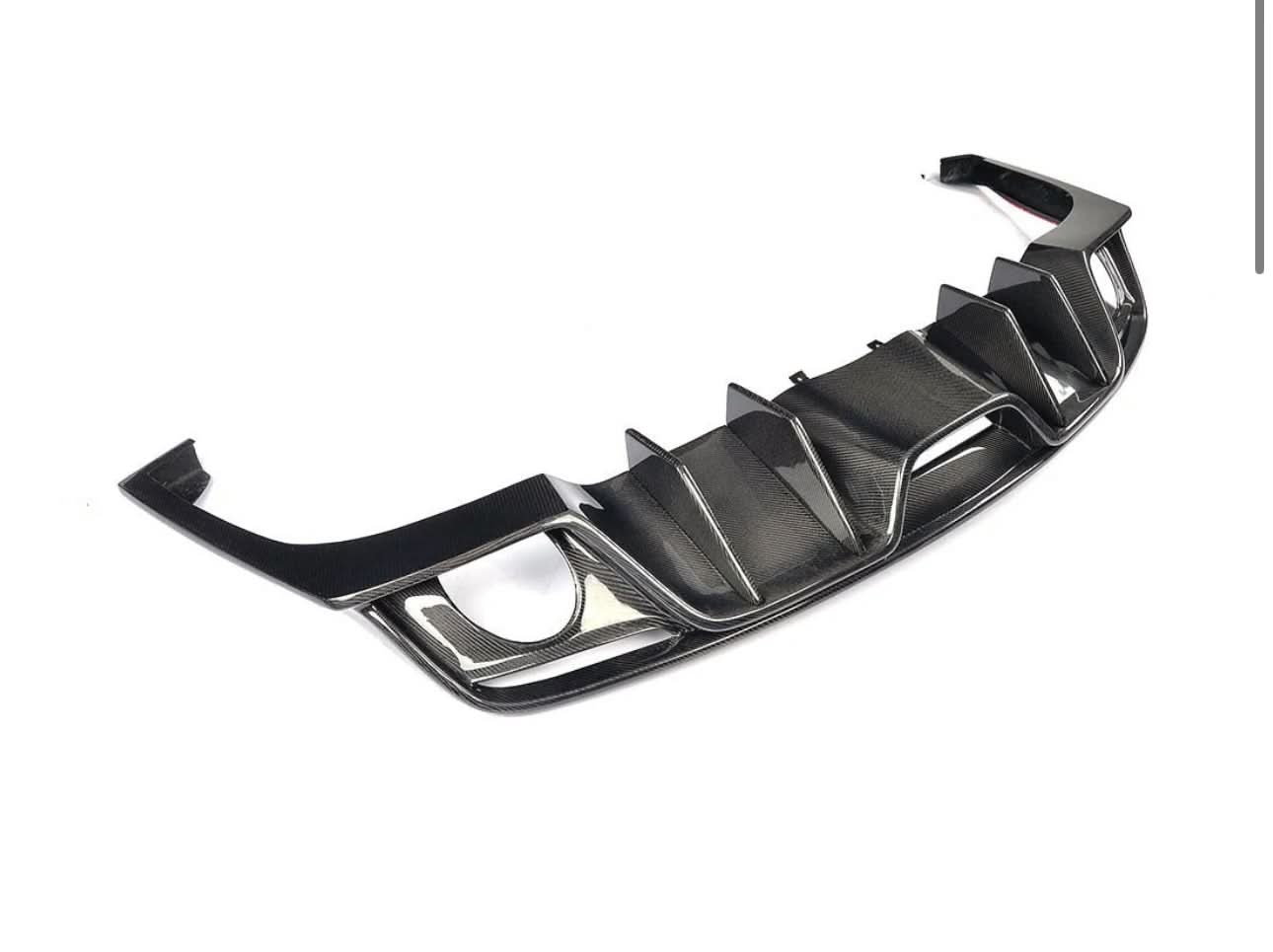Ford Mustang S550 - Carbon Fiber Rear Diffuser - Exotics Carbon Design