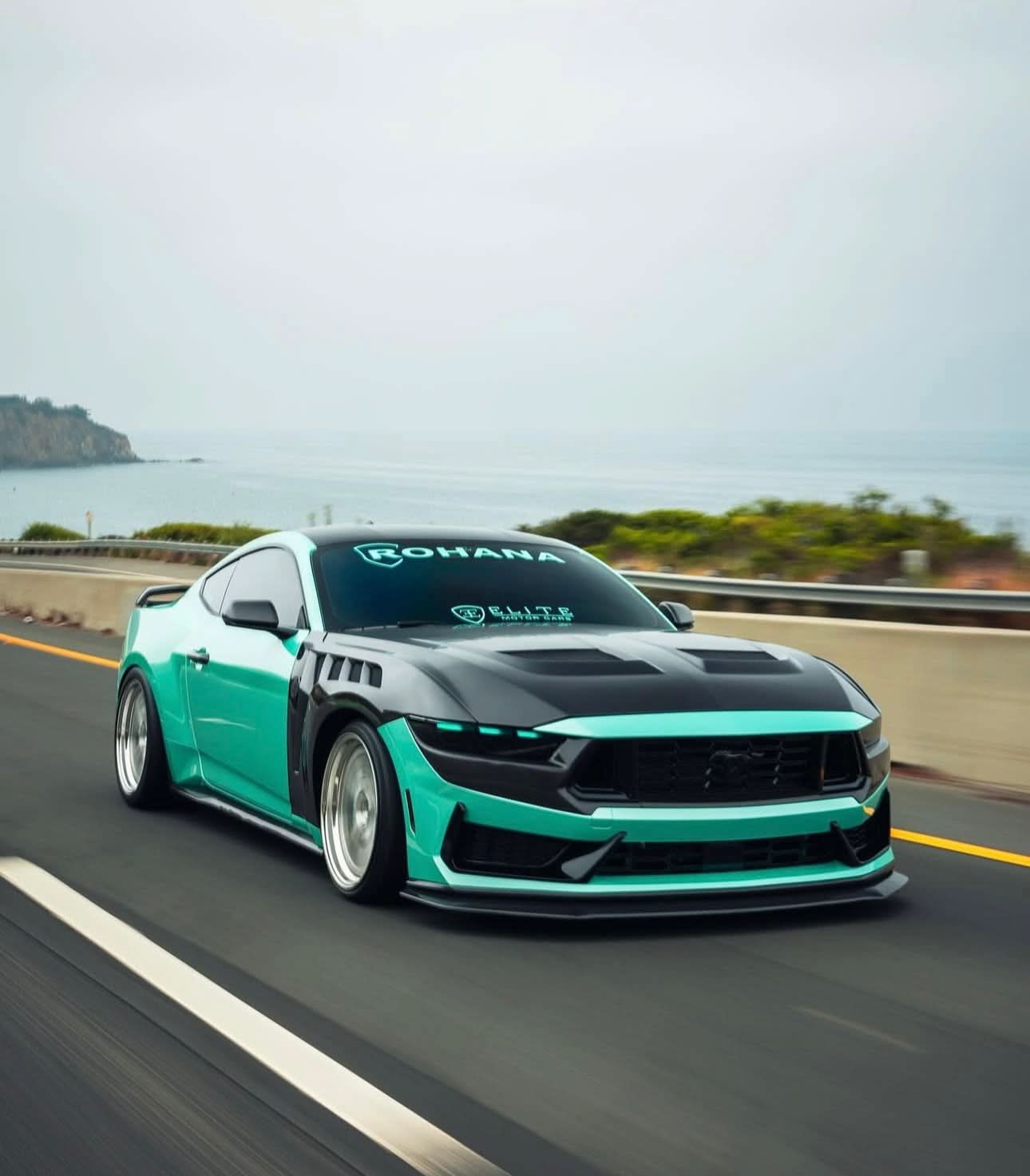 Ford Mustang S650 – GTD Style Carbon Fiber Vented Fenders - Exotics Carbon Design