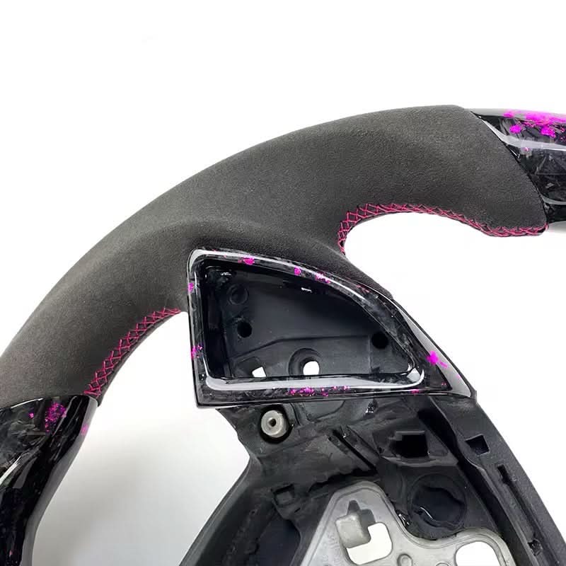 Forged Carbon Fiber & Alcantara Steering Wheel – Chevrolet Corvette C7 (2014–2019) - Exotics Carbon Design