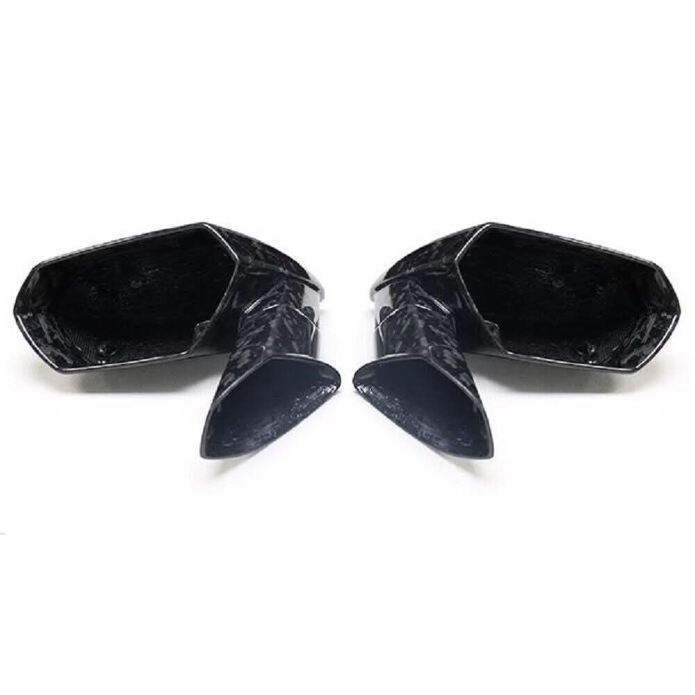 Forged Carbon Fiber Mirror Caps for 2015–2024 Lamborghini Huracán LP610 / LP580 / EVO - Exotics Carbon Design