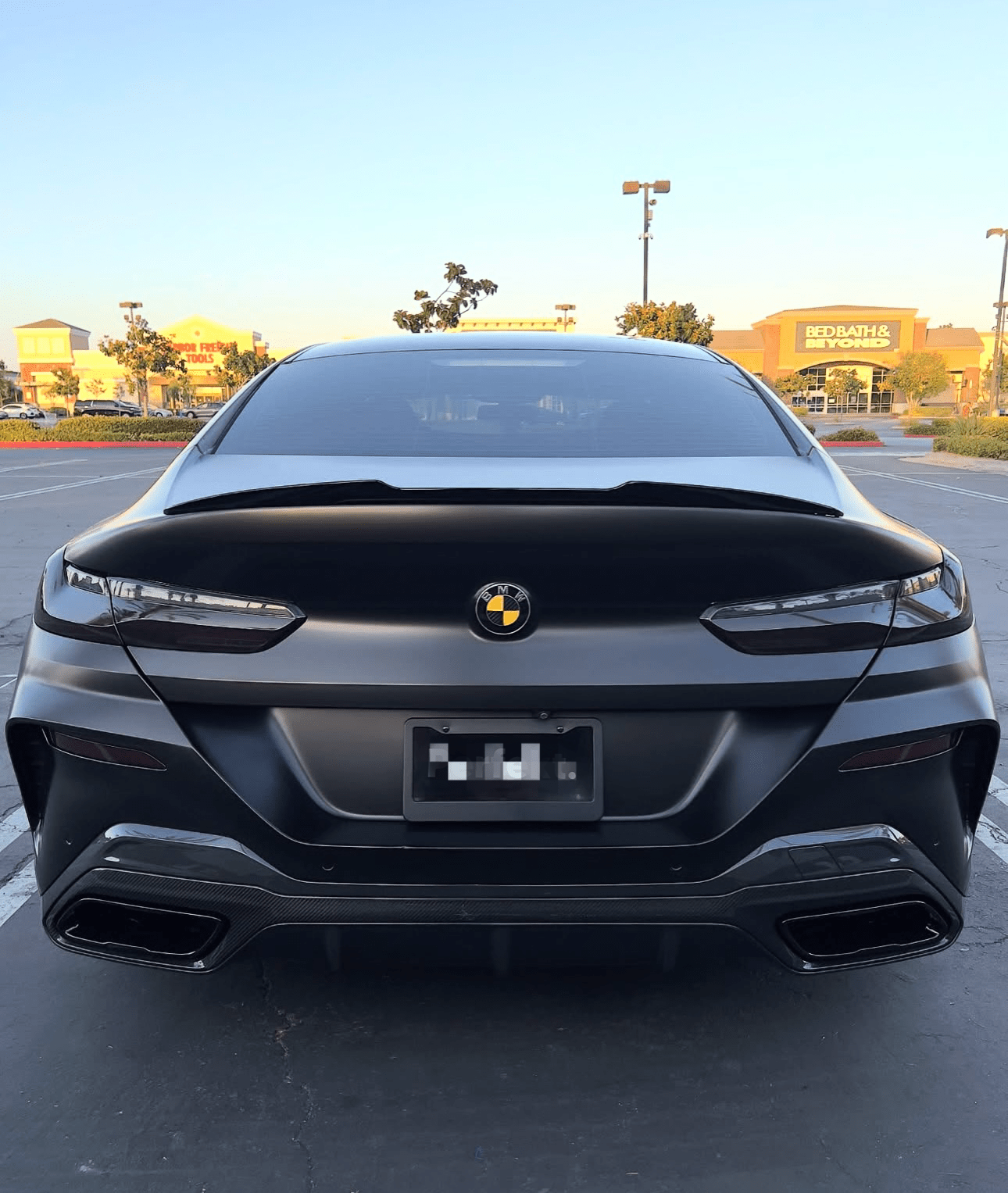 Gloss Black Rear Trunk Spoiler – BMW G15 M8 / 840i / 850i (2018+) - Exotics Carbon Design