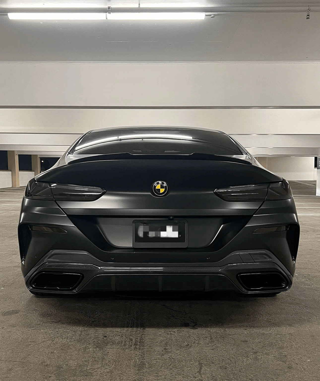 Gloss Black Rear Trunk Spoiler – BMW G15 M8 / 840i / 850i (2018+) - Exotics Carbon Design