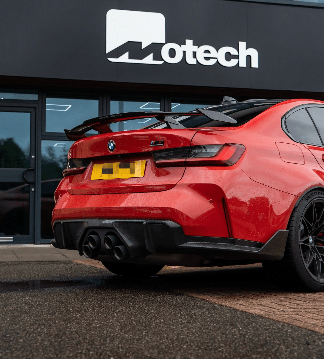 GTS Style Carbon Fiber High Spoiler – BMW G80 M3 / G82 M4 - Exotics Carbon Design