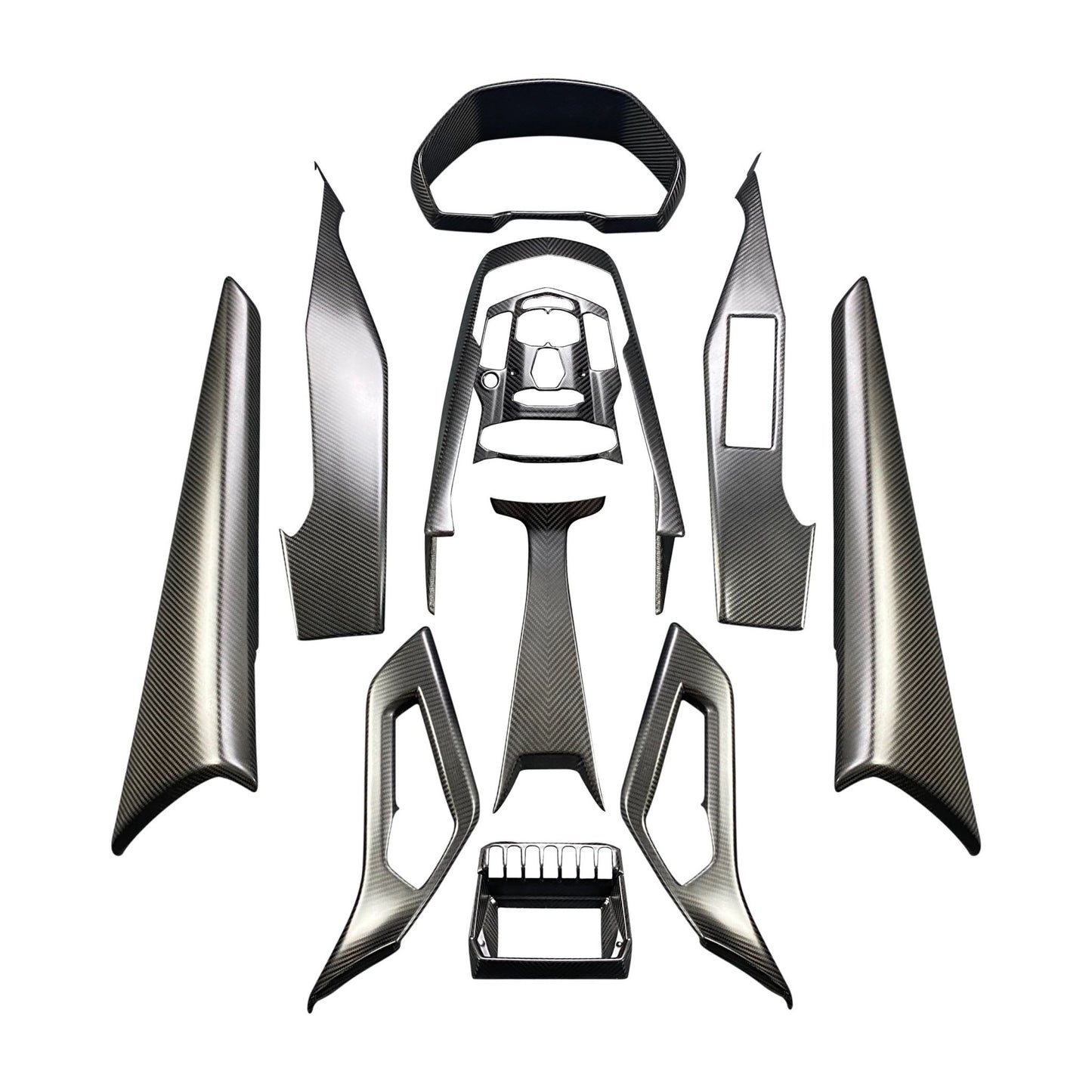 Lamborghini Aventador LP700 - 4 / LP720 / LP740 - Carbon Fiber Full Interior Trim Set - Exotics Carbon Design