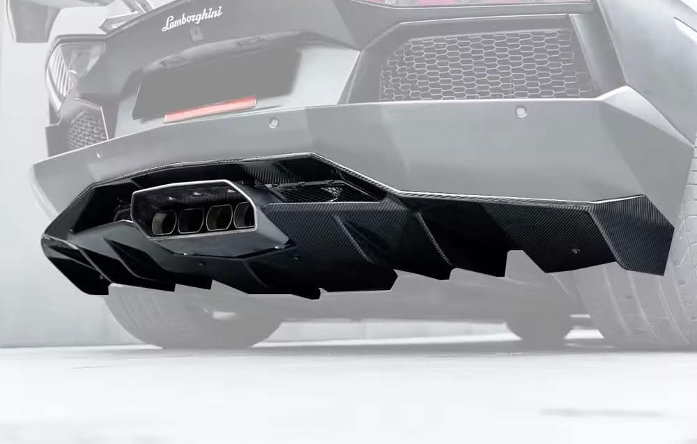 Lamborghini Aventador LP700 - Exotic Design Carbon Fiber Rear Diffuser - Exotics Carbon Design