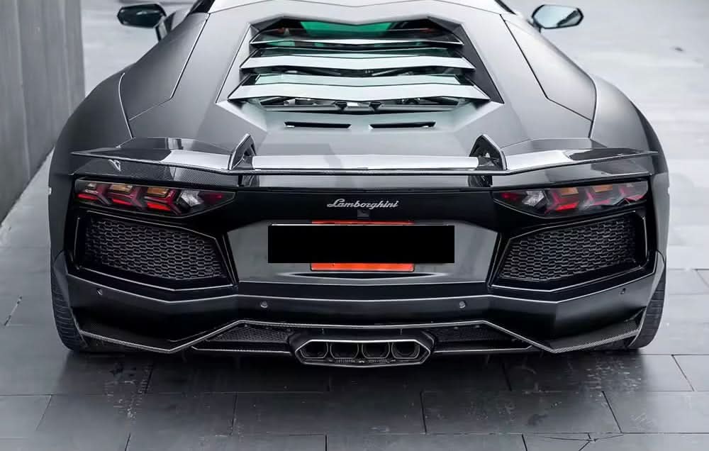 Lamborghini Aventador LP700 - Exotic Design Carbon Fiber Rear Diffuser - Exotics Carbon Design