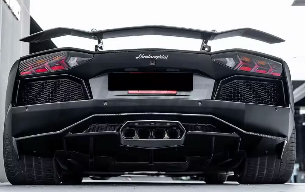 Lamborghini Aventador LP700 - Exotic Design Carbon Fiber Rear Diffuser - Exotics Carbon Design