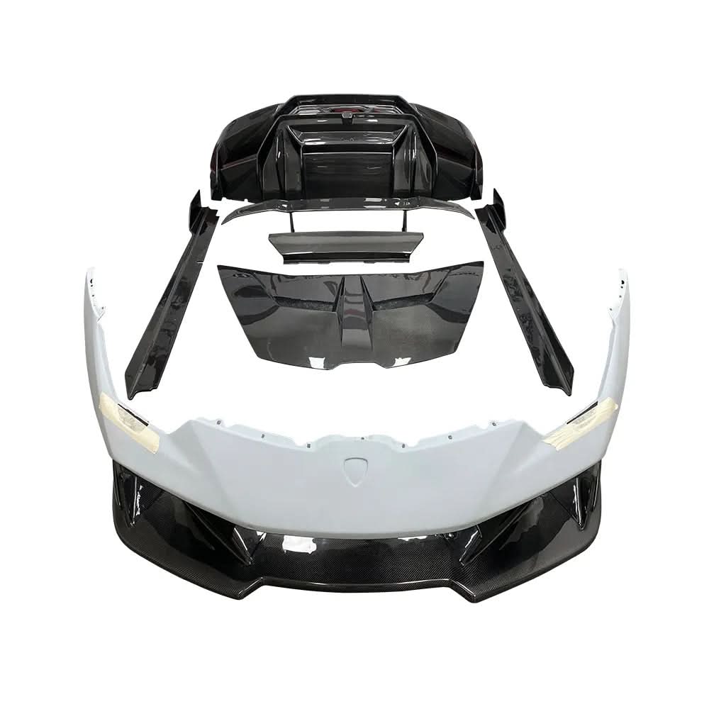 Lamborghini Huracan LP610 / LP580 / Evo - Full EVO Style Carbon Fiber Body Kit - Exotics Carbon Design
