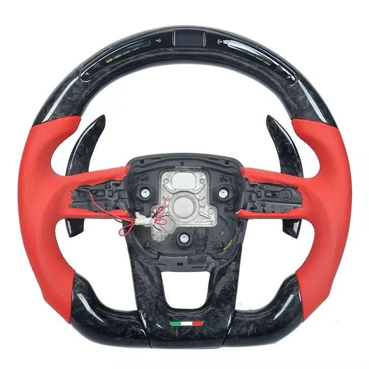 Lamborghini Urus – Carbon Fiber Steering Wheel with LED Display - Exotics Carbon Design