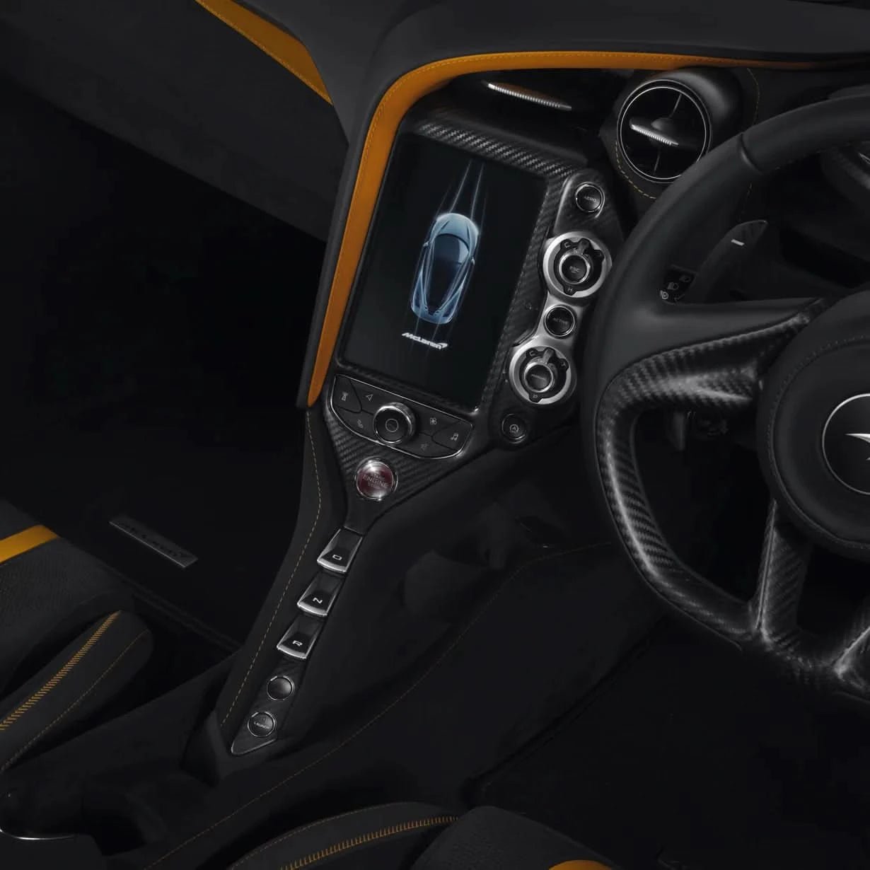 McLaren 720S – Carbon Fiber Center Console - Exotics Carbon Design