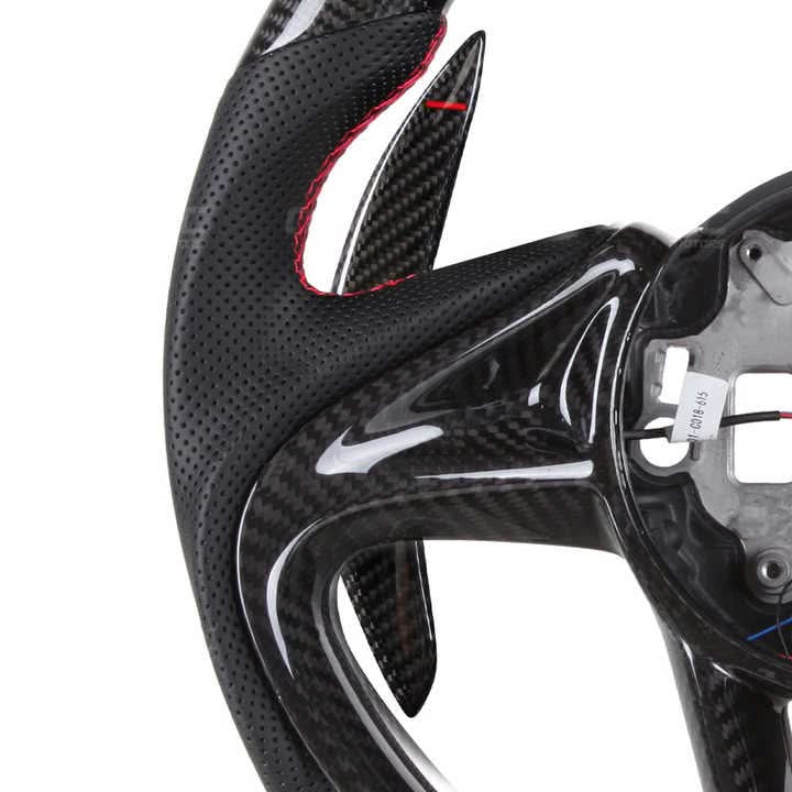 McLaren 720S - Carbon Fiber Steering Wheel with LED Display - Exotics Carbon Design