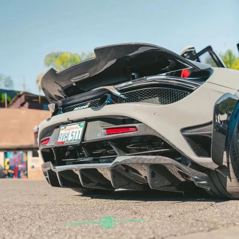 McLaren 720S Pre - Preg Carbon Fiber Rear Middle Section - Exotics Carbon Design
