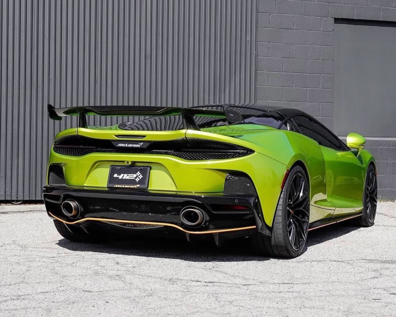 MSO Style Carbon Fiber Rear Wing - McLaren GT - Exotics Carbon Design