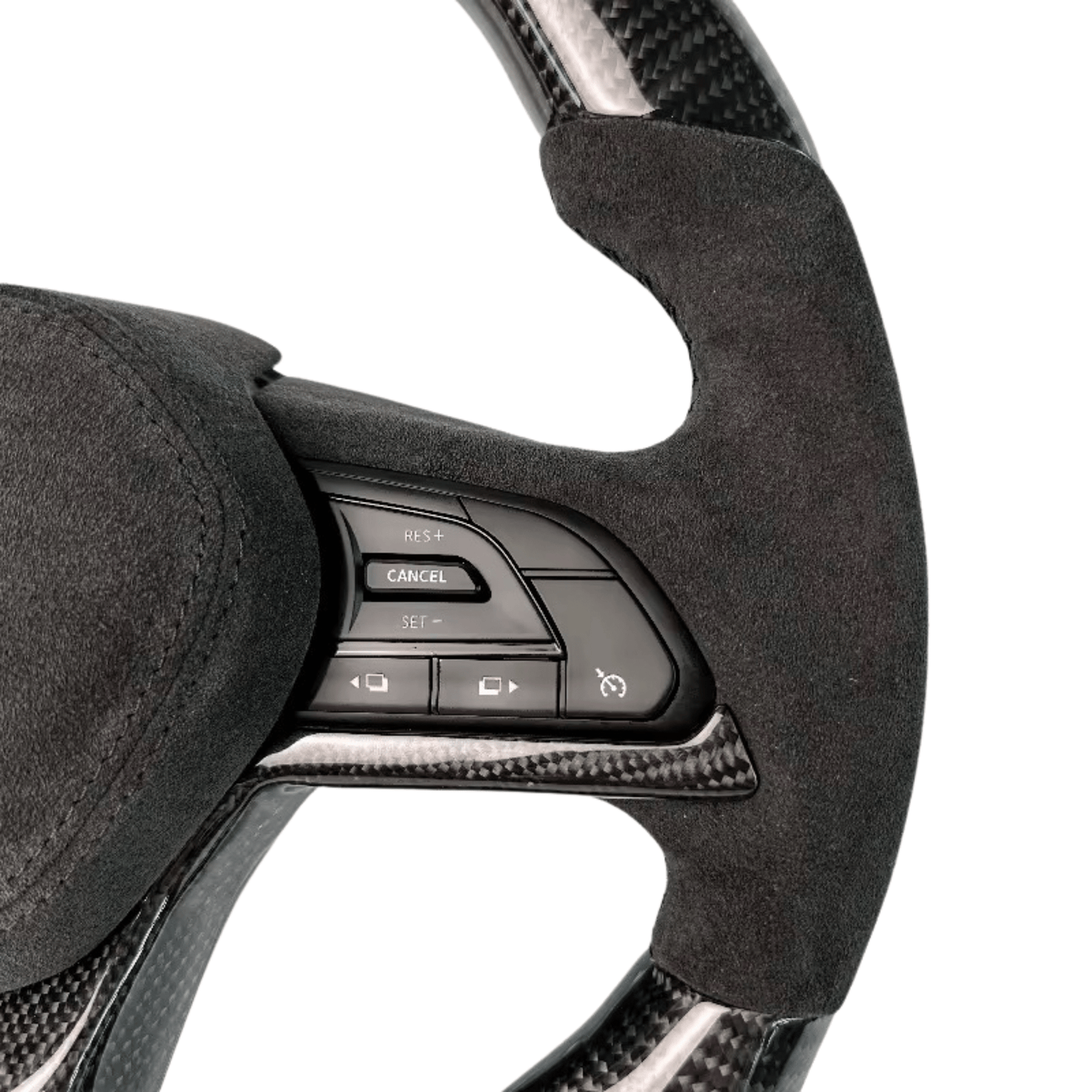 Nissan GT - R R35 (2009–2021) - Full Carbon Fiber & Alcantara Steering Wheel - Exotics Carbon Design