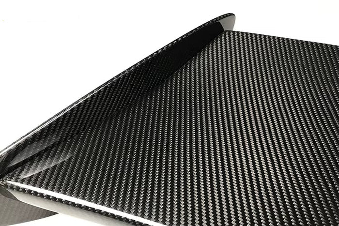 Porsche 718 Cayman (2017 - 2021) - Carbon Fiber GT4 Style Rear Spoiler - Exotics Carbon Design