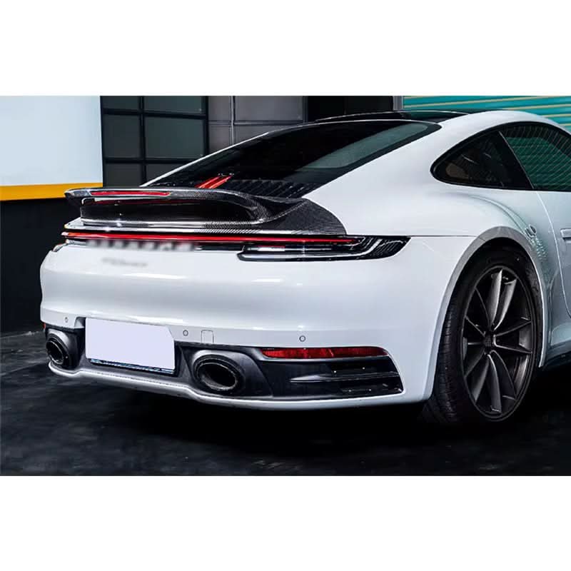 Porsche 911 992 Carrera (2020 - 2024) - Duck Tail Trunk Spoiler - Exotics Carbon Design