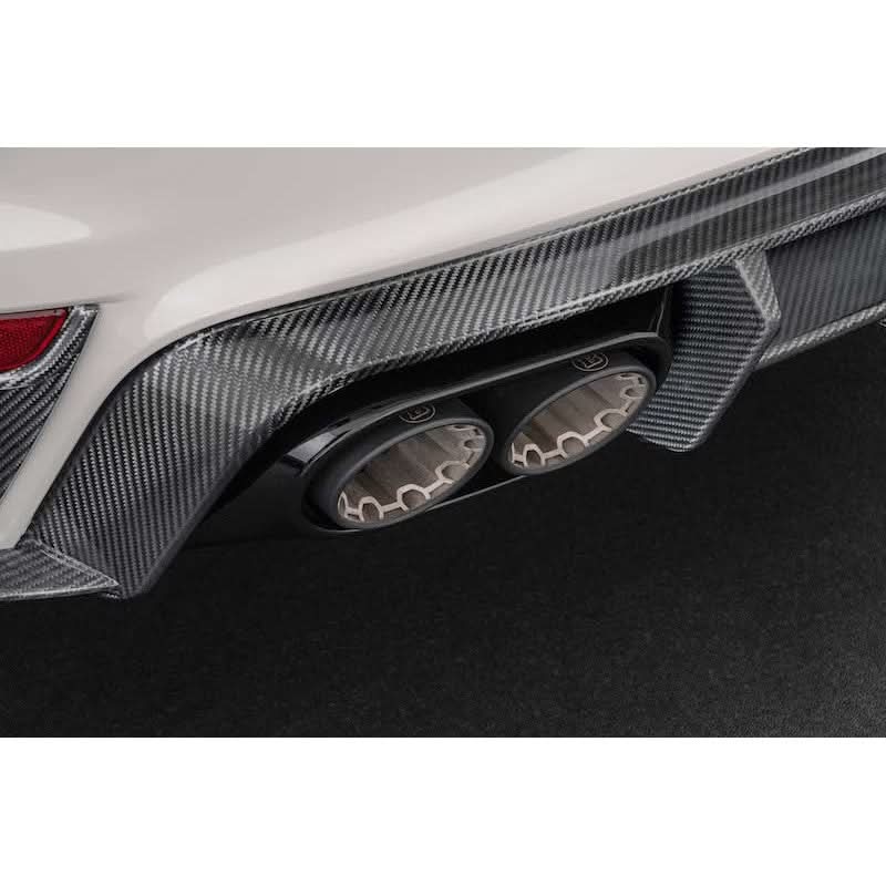 Porsche 911 (992.1) Turbo S - BRBS Style Carbon Fiber Rear Diffuser - Exotics Carbon Design