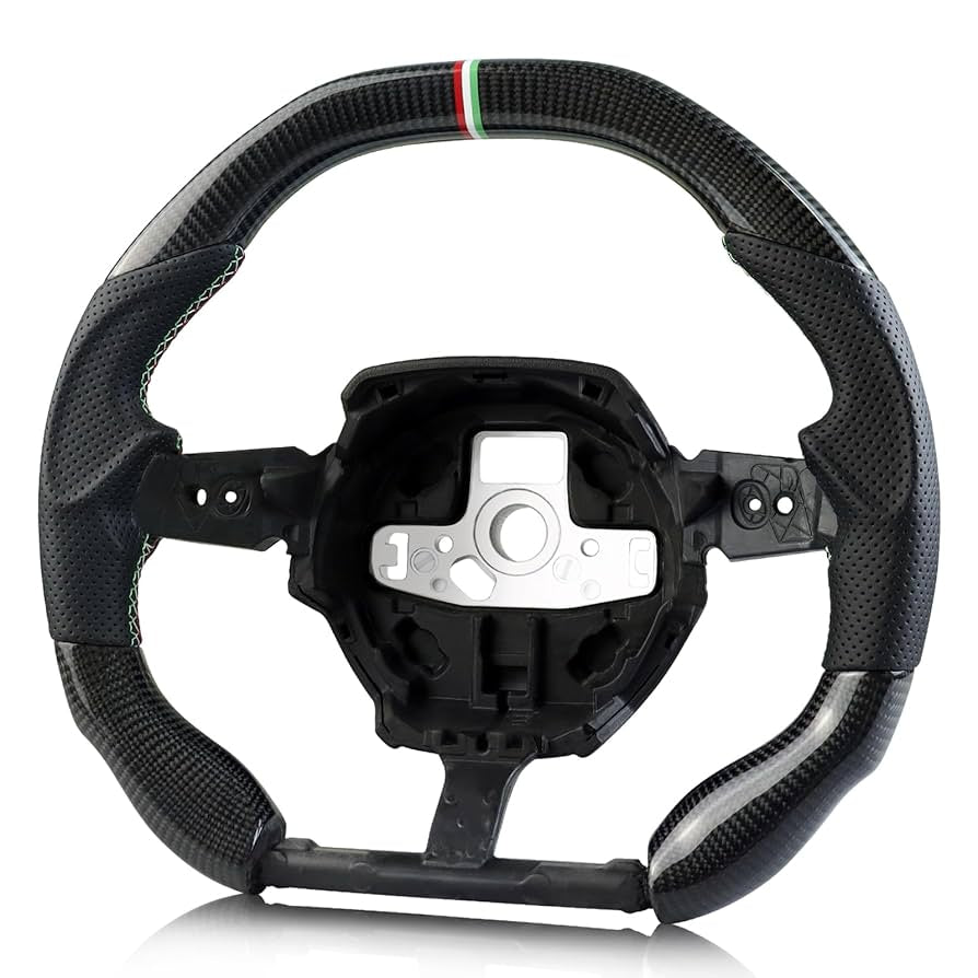 Race - Style Carbon Fiber Steering Wheel – Lamborghini Huracán (2015–2021) - Exotics Carbon Design