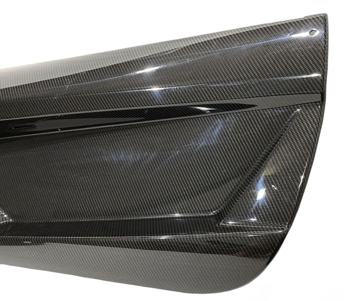 SVJ Style Carbon Fiber Inner Door Panels for Lamborghini Aventador LP700 / LP720 / LP740 - Exotics Carbon Design