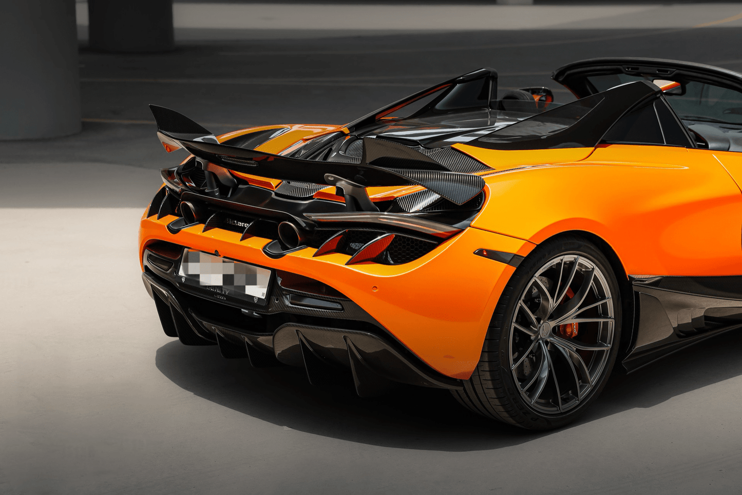 TC Style Rear Wing - McLaren 720S Coupe (2017–2023) - Exotics Carbon Design