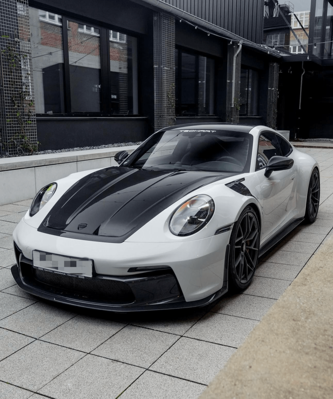T.C Style Vented Carbon Fiber Front Hood - Porsche 911 (992) 2019+ - Exotics Carbon Design