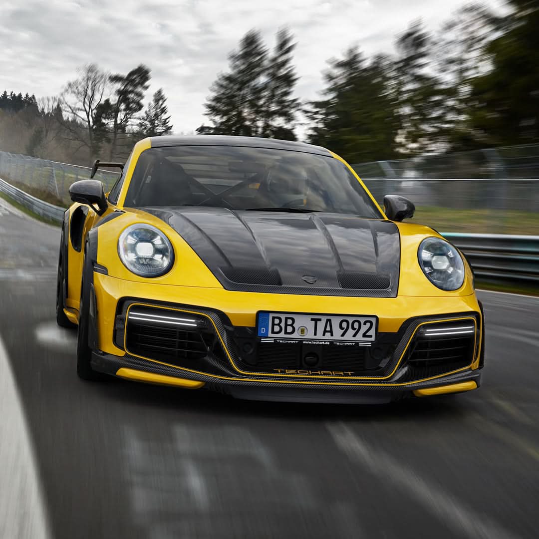 T.C Style Vented Carbon Fiber Front Hood - Porsche 911 (992) 2019+ - Exotics Carbon Design
