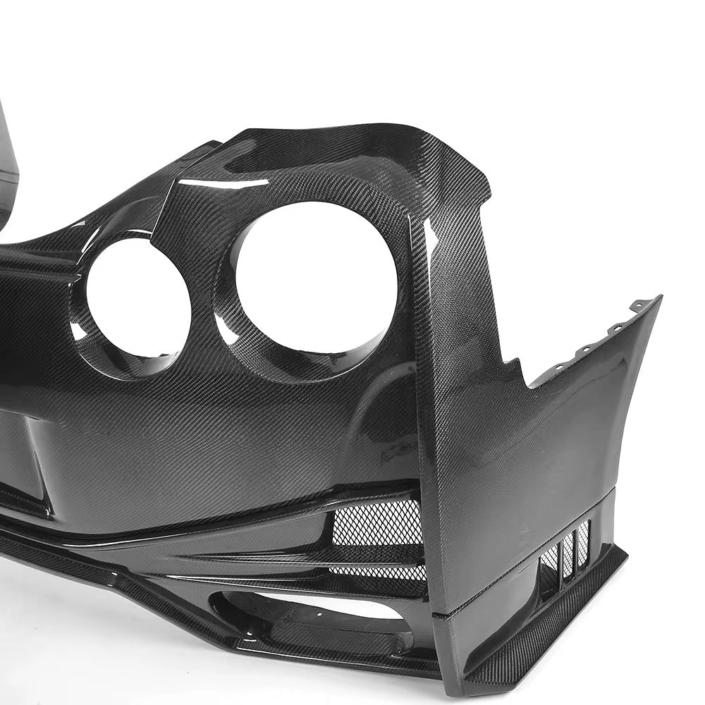 T.S Style Full Carbon Fiber Rear Bumper – Nissan GT - R R35 - Exotics Carbon Design